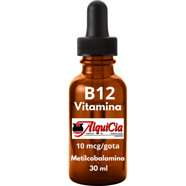 Metilcobalamina gotas Vitamina B12, em gotas sublinguais